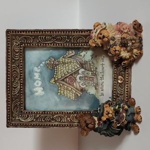 Boyds Bear Gary, Tina, Matt, Bailey Family Portrait Photo Frame New